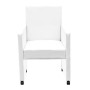 Sillas de comedor 2 unidades cuero sintético blanco de vidaXL, Sillas de comedor - Ref: Foro24-60347, Precio: 274,15 €, Descu...