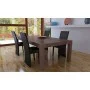 Sillas de comedor 4 unidades cuero sintético marrón oscuro de vidaXL, Sillas de comedor - Ref: Foro24-60598, Precio: 250,98 €...