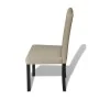 Sillas de comedor 2 unidades de tela camel de vidaXL, Sillas de comedor - Ref: Foro24-240557, Precio: 145,25 €, Descuento: %