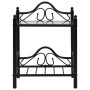 Mesitas de noche acero vidrio templado 45x30,5x60cm negro 2uds de vidaXL, Mesitas de noche - Ref: Foro24-246727, Precio: 86,1...