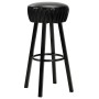 Taburetes de cocina 2 unidades cuero sintético negro de vidaXL, Taburetes de cocina - Ref: Foro24-246730, Precio: 130,51 €, D...