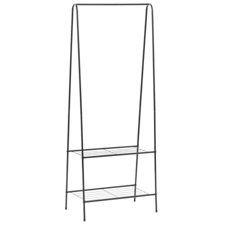 Perchero de ropa negro 59x35x150 cm de vidaXL, Organizadores de vestidores y perchas de barra - Ref: Foro24-246724, Precio: 1...