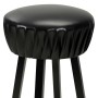 Taburetes de cocina 2 unidades cuero sintético negro de vidaXL, Taburetes de cocina - Ref: Foro24-246730, Precio: 130,51 €, D...