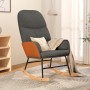Silla mecedora de tela gris oscuro de vidaXL, Mecedoras - Ref: Foro24-341043, Precio: 118,00 €, Descuento: %