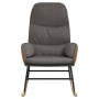 Silla mecedora de tela gris oscuro de vidaXL, Mecedoras - Ref: Foro24-341043, Precio: 118,00 €, Descuento: %