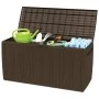 Caja de cojines marrón 270 L 117x45,5x57,5 cm de vidaXL, Cestas para almacenaje - Ref: Foro24-337905, Precio: 71,10 €, Descue...