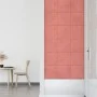 Wall panels 12 pcs pink velvet 30x30 cm 1.08 m² by vidaXL, Wall covering - Ref: Foro24-343810, Price: 38,57 €, Discount: %