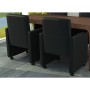 Sillas de comedor 2 unidades cuero sintético negro de vidaXL, Sillas de comedor - Ref: Foro24-60346, Precio: 284,02 €, Descue...