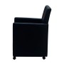 Sillas de comedor 2 unidades cuero sintético negro de vidaXL, Sillas de comedor - Ref: Foro24-60346, Precio: 284,02 €, Descue...