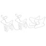 Decoración navideña para jardín renos y trineo 576 LEDs de vidaXL, Luces de Navidad - Ref: Foro24-329812, Precio: 38,95 €, De...