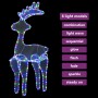 Reno de Navidad con malla 306 LED 60x24x89 cm de vidaXL, Luces de Navidad - Ref: Foro24-329825, Precio: 39,64 €, Descuento: %