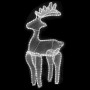 Reno de Navidad con malla 306 LED 60x24x89 cm de vidaXL, Luces de Navidad - Ref: Foro24-329823, Precio: 39,64 €, Descuento: %