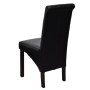 Sillas de comedor 2 unidades cuero sintético negro de vidaXL, Sillas de comedor - Ref: Foro24-60623, Precio: 193,61 €, Descue...