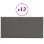 Wandpaneele 12 Stück dunkelgrauer Samt 30x15 cm 0,54 m² von vidaXL, Wandverkleidung - Ref: Foro24-343780, Preis: 33,19 €, Rab...