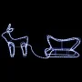 Decoración navideña para jardín renos y trineo 252 LEDs de vidaXL, Luces de Navidad - Ref: Foro24-329873, Precio: 28,12 €, De...