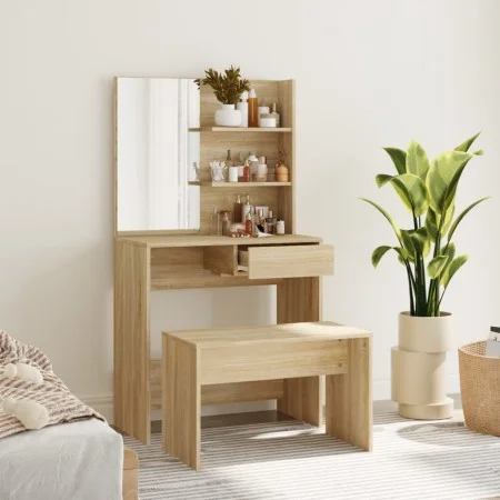 Sonoma oak dressing table set 74.5x40x141 cm by vidaXL, Bedroom Dressers - Ref: Foro24-3114141, Price: 113,03 €, Discount: %