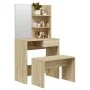 Sonoma oak dressing table set 74.5x40x141 cm by vidaXL, Bedroom Dressers - Ref: Foro24-3114141, Price: 113,03 €, Discount: %