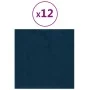 Wandpaneele 12 Stück blauer Samt 30x30 cm 1,08 m² von vidaXL, Wandverkleidung - Ref: Foro24-343806, Preis: 44,44 €, Rabatt: %