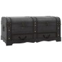 Baúl de almacenaje madera grande negro de vidaXL, Baúles de almacenamiento - Ref: Foro24-60797, Precio: 188,14 €, Descuento: %