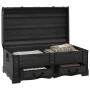 Baúl de almacenaje madera grande negro de vidaXL, Baúles de almacenamiento - Ref: Foro24-60797, Precio: 188,14 €, Descuento: %