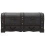 Baúl de almacenaje madera grande negro de vidaXL, Baúles de almacenamiento - Ref: Foro24-60797, Precio: 188,14 €, Descuento: %
