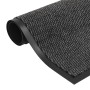 Alfombra de entrada rectangular de nudo 60x90 cm antracita de vidaXL, Felpudos - Ref: Foro24-132706, Precio: 23,22 €, Descuen...