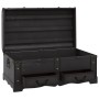 Baúl de almacenaje madera grande negro de vidaXL, Baúles de almacenamiento - Ref: Foro24-60797, Precio: 188,14 €, Descuento: %