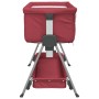 Cuna con colchón tela de lino rojo de vidaXL, Cunas y camas para niños - Ref: Foro24-10293, Precio: 117,87 €, Descuento: %