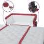 Cuna con colchón tela de lino rojo de vidaXL, Cunas y camas para niños - Ref: Foro24-10293, Precio: 117,87 €, Descuento: %