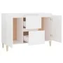 Aparador de madera de ingeniería blanco 101x35x70 cm de vidaXL, Aparadores - Ref: Foro24-806103, Precio: 88,81 €, Descuento: %