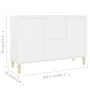 Aparador de madera de ingeniería blanco 101x35x70 cm de vidaXL, Aparadores - Ref: Foro24-806103, Precio: 88,81 €, Descuento: %