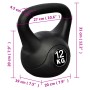 Pesa kettlebell 12 kg de vidaXL, Peso libre - Ref: Foro24-90392, Precio: 39,97 €, Descuento: %