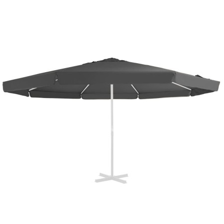 Tela de repuesto para sombrilla gris antracita 500 cm de vidaXL, Telas para sombrillas y toldos - Ref: Foro24-312540, Precio:...
