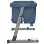 Cuna con colchón tela de lino azul marino de vidaXL, Cunas y camas para niños - Ref: Foro24-10298, Precio: 112,09 €, Descuent...
