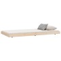 Estructura de cama madera maciza de pino 100x200 cm de vidaXL, Camas y somieres - Ref: Foro24-823489, Precio: 73,91 €, Descue...