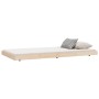Estructura de cama madera maciza de pino 90x200 cm de vidaXL, Camas y somieres - Ref: Foro24-823494, Precio: 73,12 €, Descuen...
