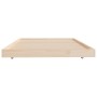 Estructura de cama madera maciza de pino 90x200 cm de vidaXL, Camas y somieres - Ref: Foro24-823494, Precio: 73,12 €, Descuen...