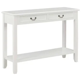 Holztischkonsole weiß 110x35x80 cm von vidaXL, Seitentische - Ref: Foro24-249900, Preis: 190,99 €, Rabatt: %