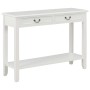 Mesa consola de madera blanco 110x35x80 cm de vidaXL, Mesas auxiliares - Ref: Foro24-249900, Precio: 185,66 €, Descuento: %