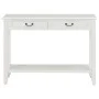 Mesa consola de madera blanco 110x35x80 cm by vidaXL, Side tables - Ref: Foro24-249900, Price: 190,99 €, Discount: %
