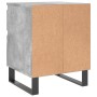 Mesita de noche madera de ingeniería gris hormigón 40x35x50 cm de vidaXL, Mesitas de noche - Ref: Foro24-830692, Precio: 57,2...
