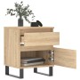 Mesitas noche 2 uds madera ingeniería roble Sonoma 40x35x50 cm de vidaXL, Mesitas de noche - Ref: Foro24-830691, Precio: 100,...