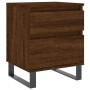 Mesitas noche 2 uds madera ingeniería marrón roble 40x35x50 cm de vidaXL, Mesitas de noche - Ref: Foro24-830699, Precio: 84,2...