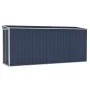 Cobertizo de jardín de pared acero galvanizado 118x382x178 cm de vidaXL, Cobertizos - Ref: Foro24-316231, Precio: 254,51 €, D...