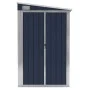 Cobertizo de jardín de pared acero galvanizado 118x382x178 cm de vidaXL, Cobertizos - Ref: Foro24-316231, Precio: 254,51 €, D...