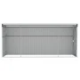 Cobertizo de jardín de pared acero galvanizado 118x382x178 cm de vidaXL, Cobertizos - Ref: Foro24-316231, Precio: 254,51 €, D...