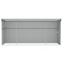 Cobertizo de jardín de pared acero galvanizado 118x382x178 cm de vidaXL, Cobertizos - Ref: Foro24-316231, Precio: 254,69 €, D...