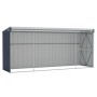 Cobertizo de jardín de pared acero galvanizado 118x382x178 cm de vidaXL, Cobertizos - Ref: Foro24-316231, Precio: 254,69 €, D...