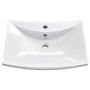 Lavabo de cerámica rectangular con orificio de grifo y desagüe de vidaXL, Lavabos - Ref: Foro24-140688, Precio: 115,46 €, Des...