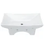 Rectangular ceramic sink with tap hole and drain by vidaXL, Sinks - Ref: Foro24-140688, Price: 116,96 €, Discount: %